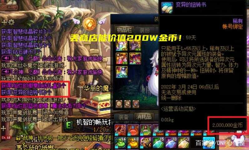 DNF变异的扭转书妙用大全:隐藏功能与实战技巧解析
