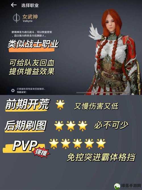 黑色沙漠手游女武神厉害吗