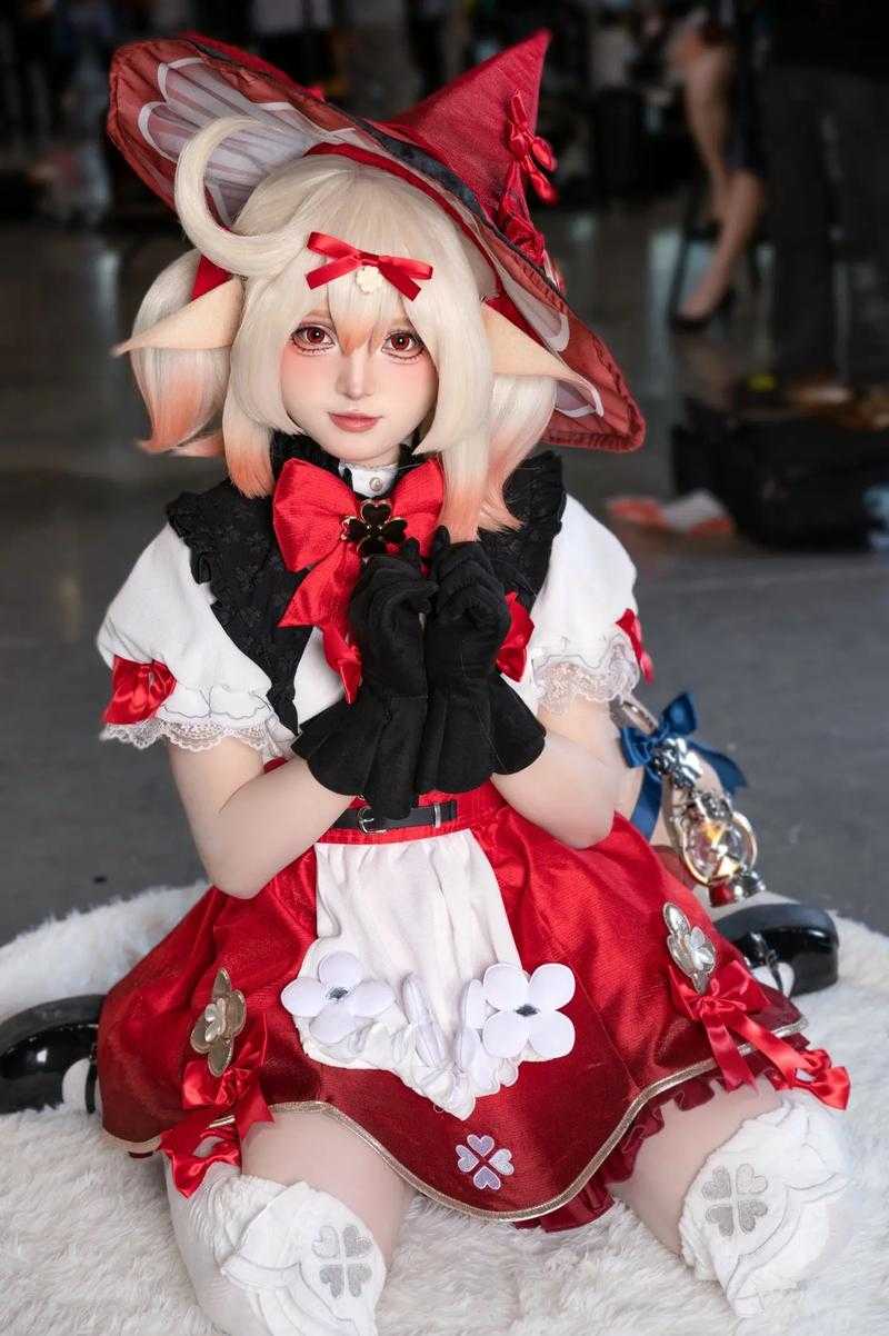 原神可莉同人图 xman风格无布料cosplay合集