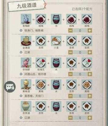 江湖悠悠6级食谱是什么