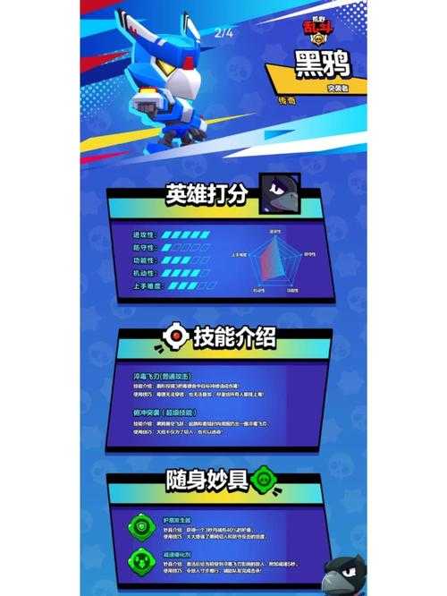 荒野乱斗黑鸦怎么玩