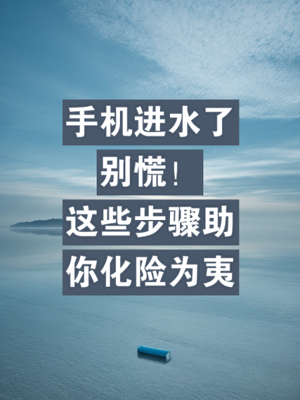 面对意外:手机进水了,该如何紧急处理?