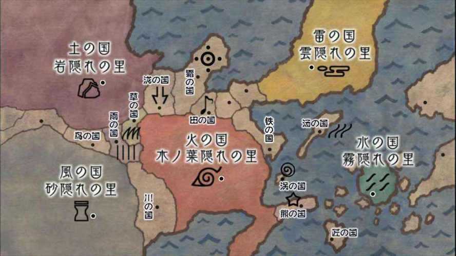 五大忍者村标志解析:火影忍者五大国徽章全揭秘