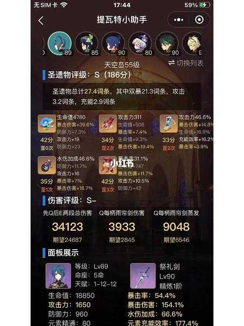 如何正确搭配行秋武器的圣遗物选择?