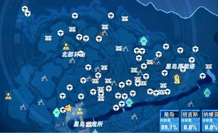 2025幻塔星岛5大探索点坐标装备时间全攻略
