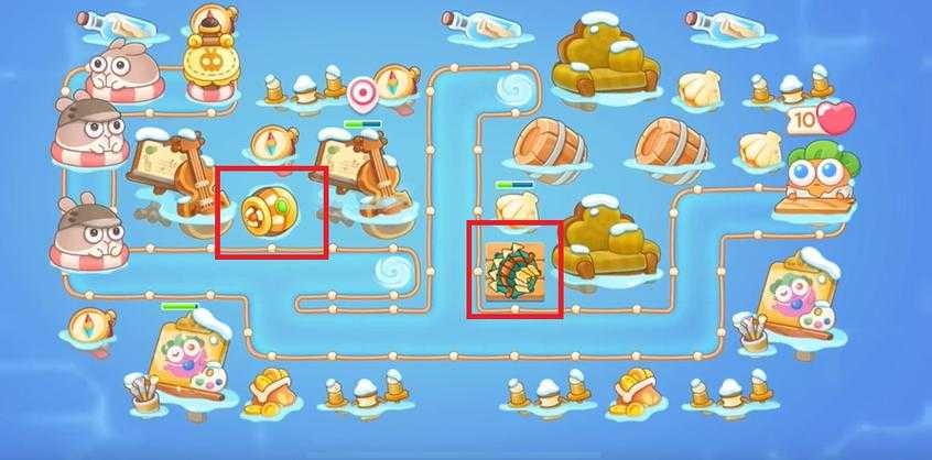 《保卫萝卜4》天下第一汤二关魔法球潮汐攻略