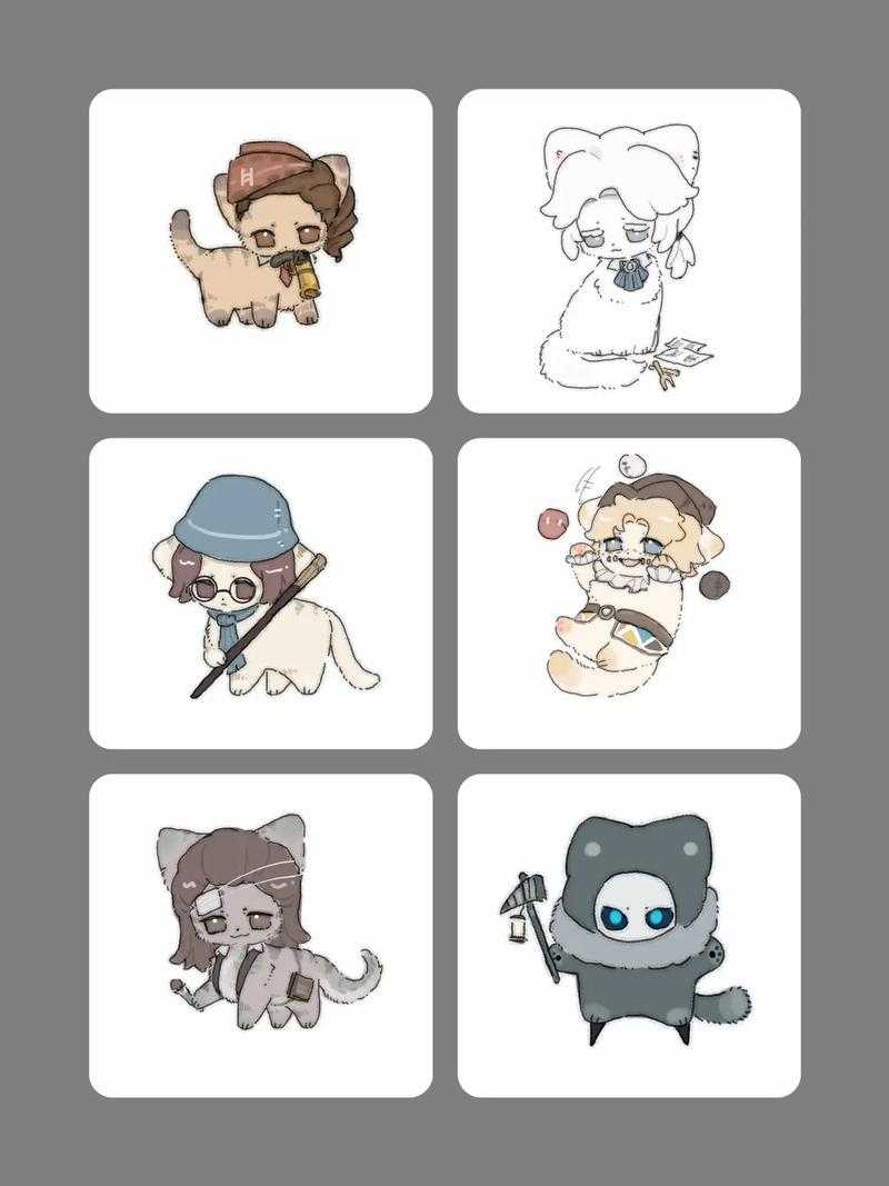 第五人格小猫头像动漫