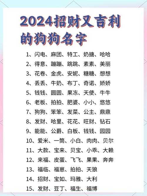 如何为宠物狗挑选既洋气又创意的100个独特名字?