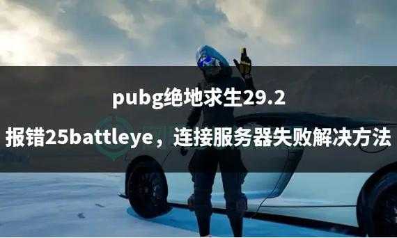 绝地求生出现错误25该咋解决呀
