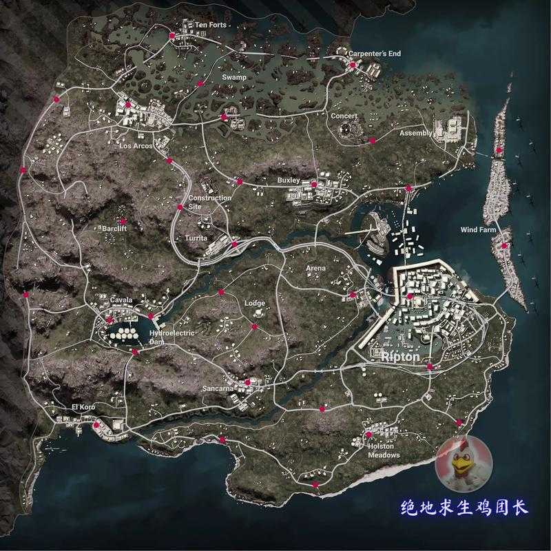 绝地求生利维科地图玩法特点,维科,地图 地图