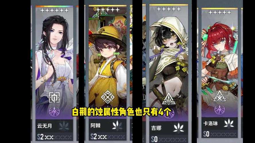 2025年《白荆回廊》6星自选角色推荐指南