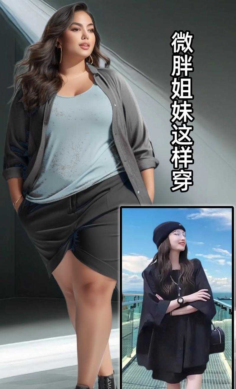 时尚探索:掌握暗黑女神风大码女装穿搭秘籍,展现独特魅力