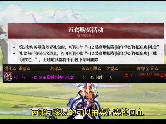 2025年DNF内衣礼包市场与玩家反馈