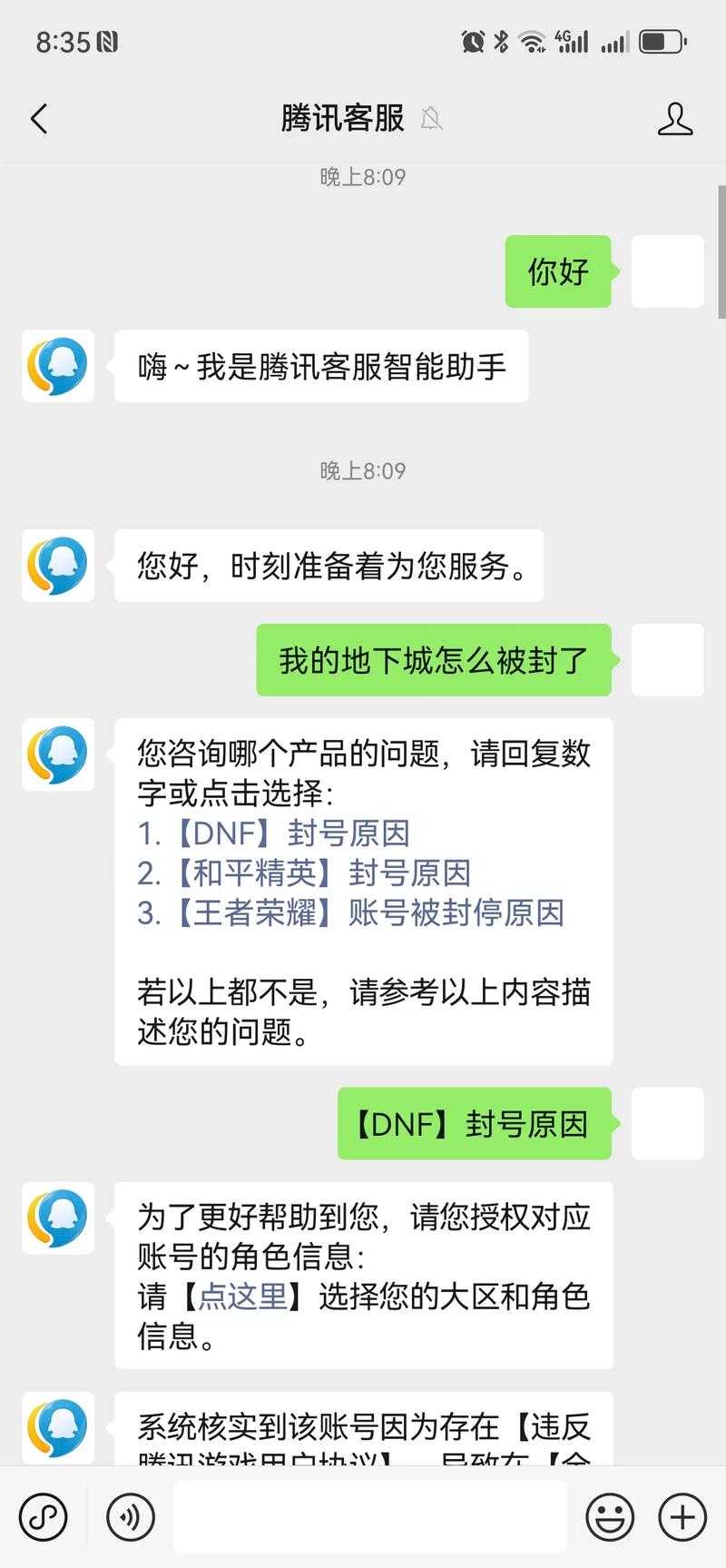 dnf用封包被制裁的几率大吗