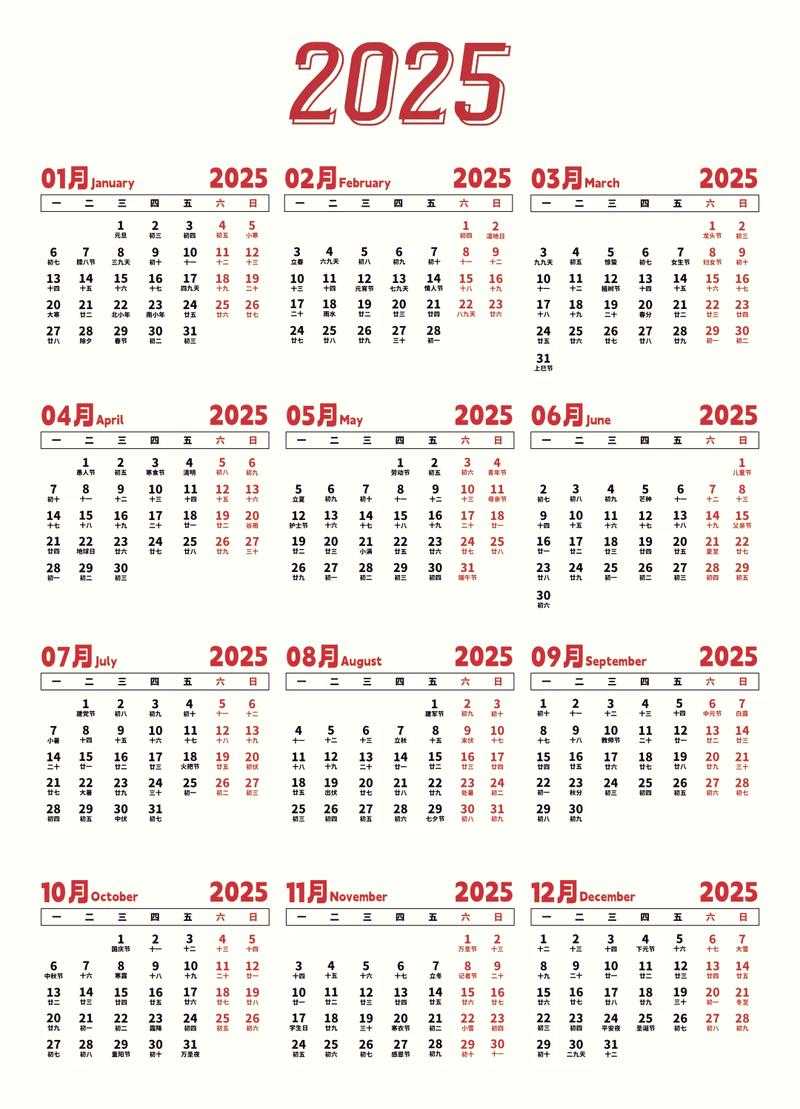 如何查看并理解1975年的万年历日历表?
