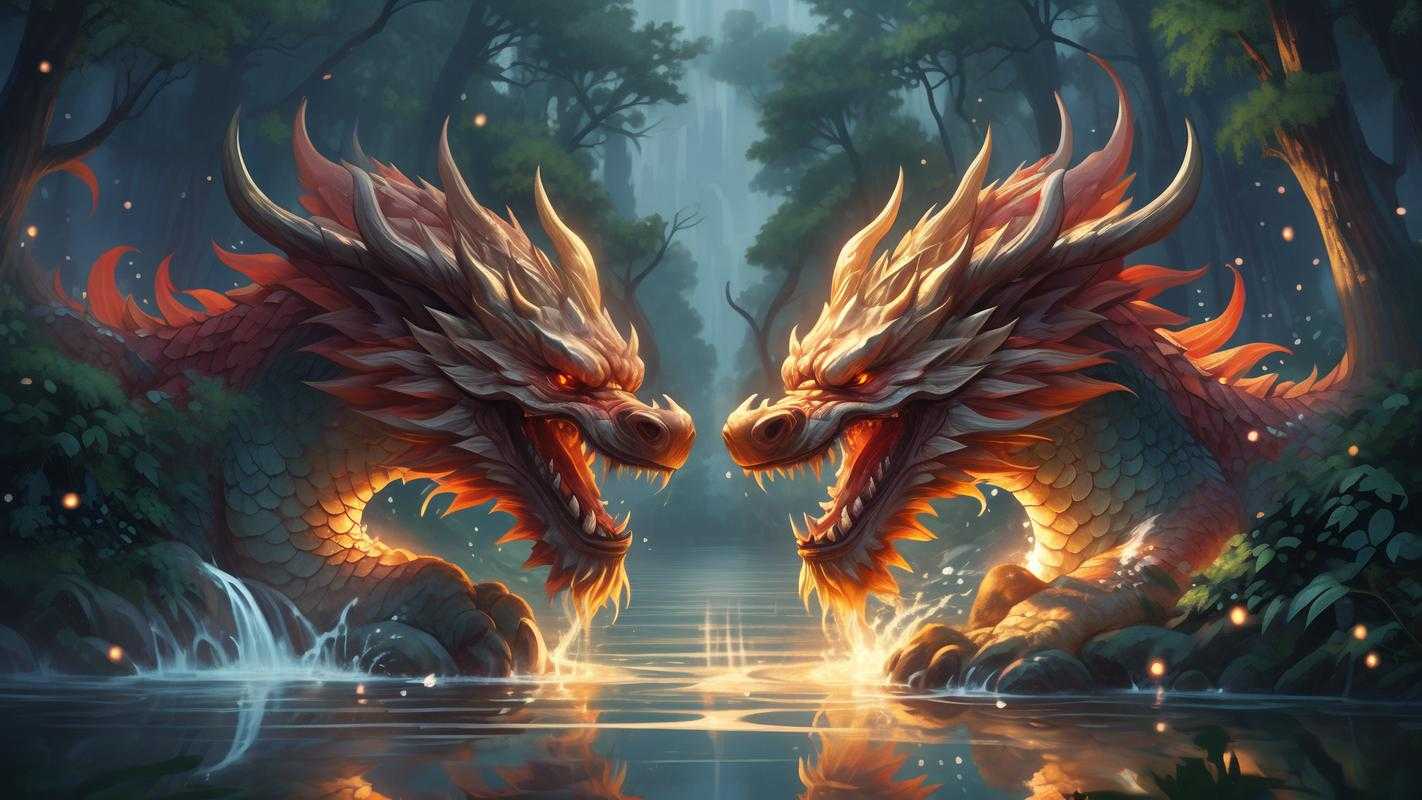 寻找独特的双龙魔影图片,欣赏13种不同风采