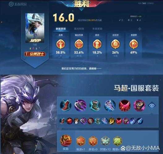 王者荣耀国服马超的铭文该怎么配