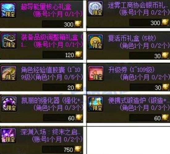 DNF2025活动卡片全攻略:分类/兑换/技巧/新功能