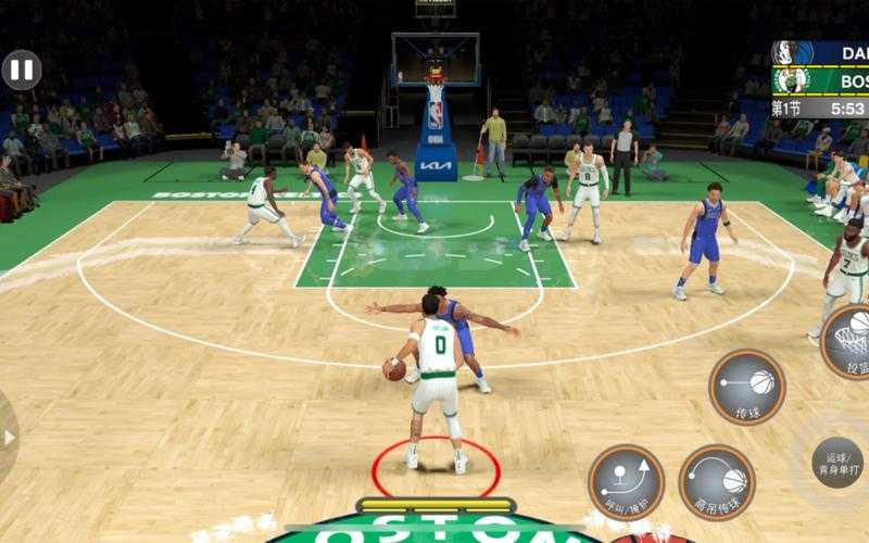 最近好几个哥们儿问我 手机上哪能玩到正宗的NBA对战游戏啊