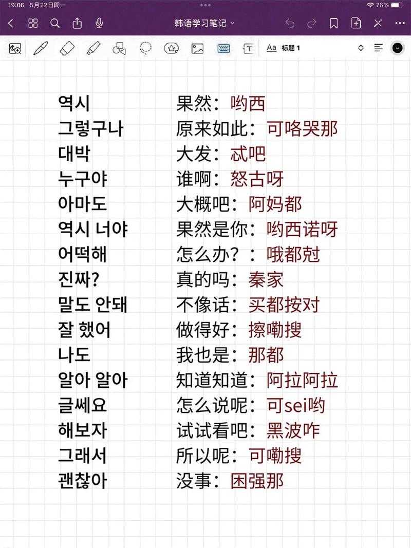 韩语阿西是什么意思?详解韩语常用语