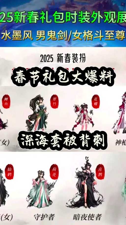 2025春节称号属性对比与获取指南