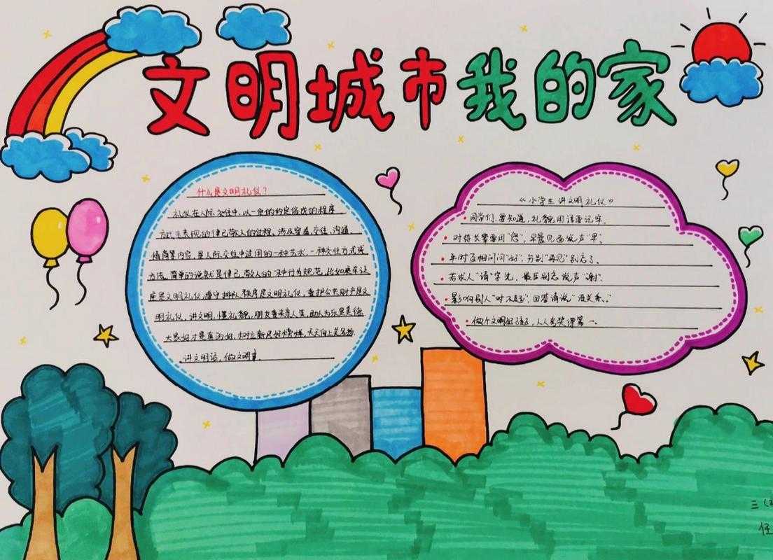 如何制作富有创意的文明手抄报，助力孩子提升文明意识？