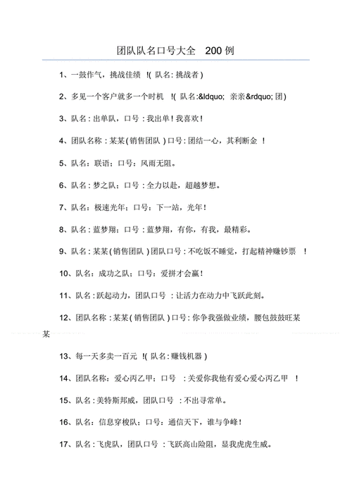创意团队命名宝典:如何起一个既独特又有意义的团队名字?
