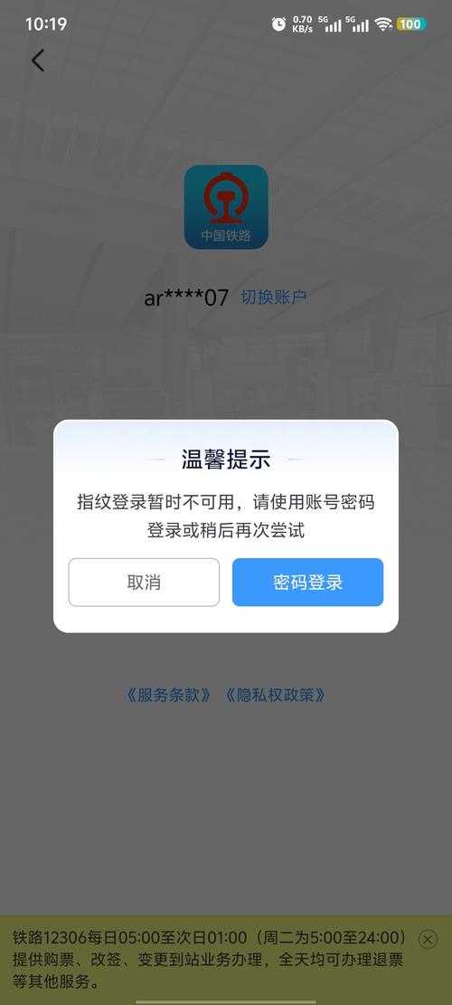 下载并打开12306bypass后,桌面文件加载情况如何?
