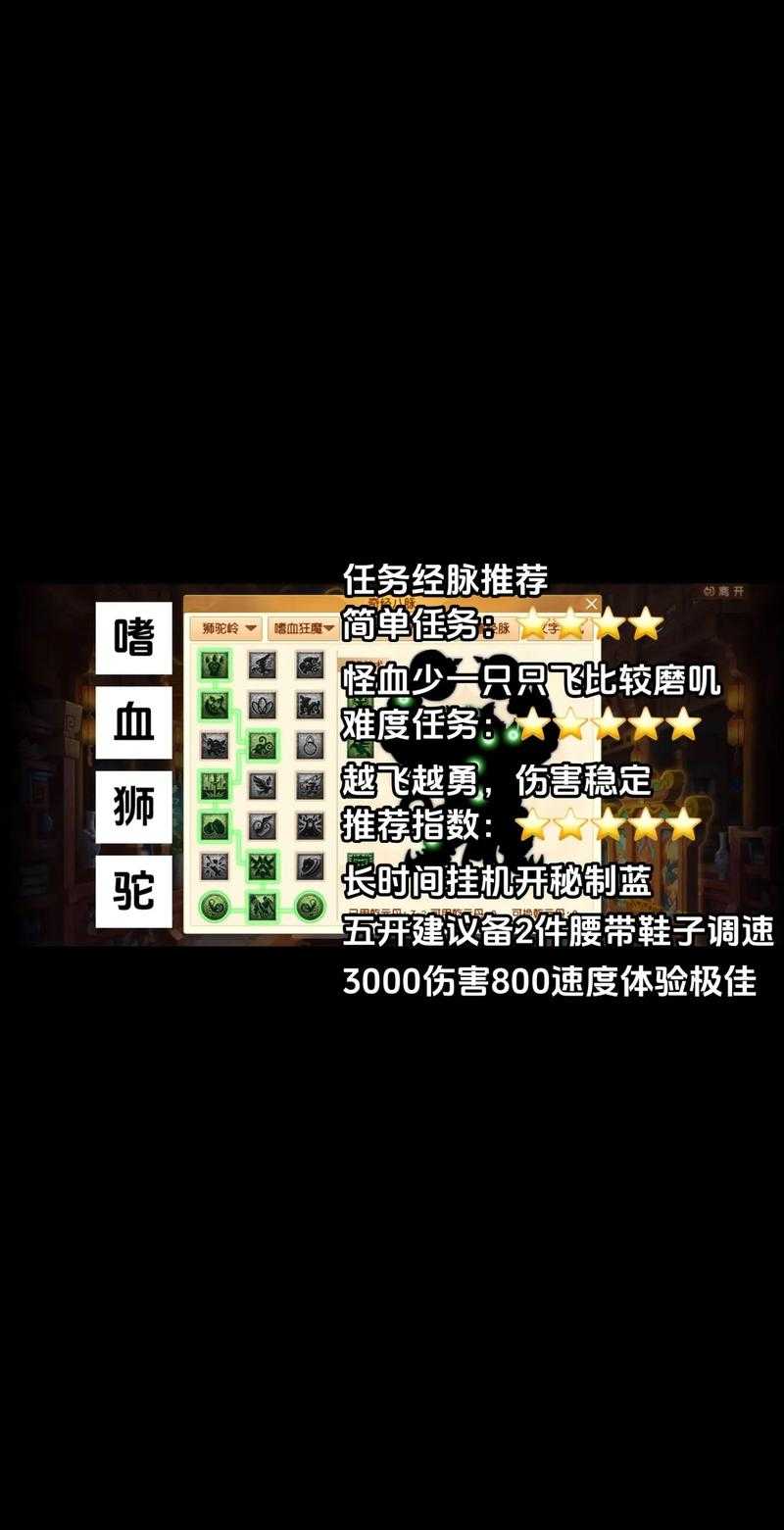 如何合理分配属性点以强化狮驼岭角色战力?在175级狮驼岭的加点策略
