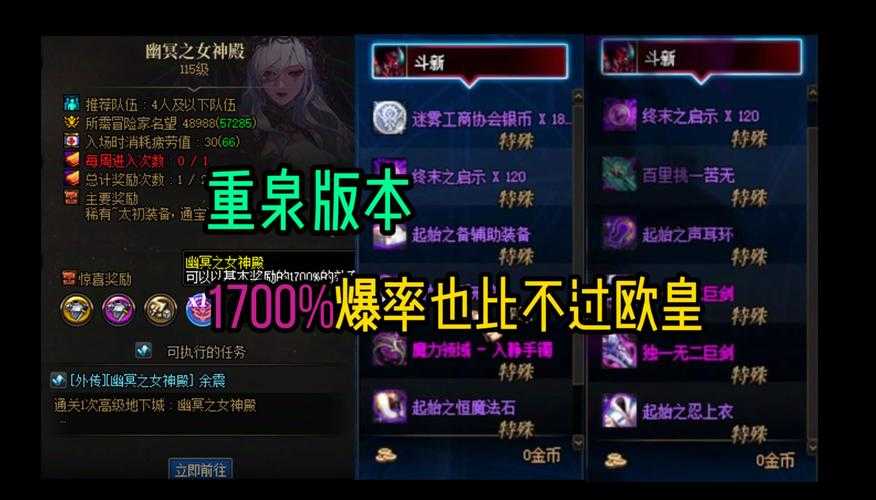 2025年DNF日服逆天道具机制与市场数据