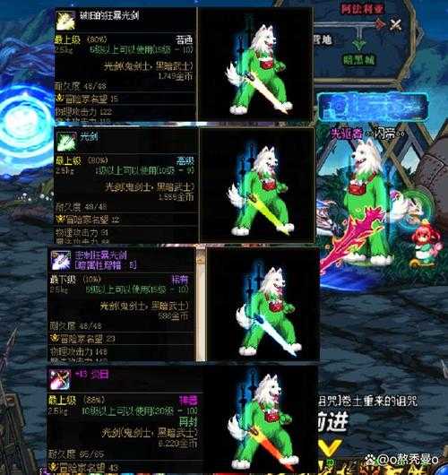 DNF短剑幻化2025年全攻略:机制/属性/玩家方案/趋势
