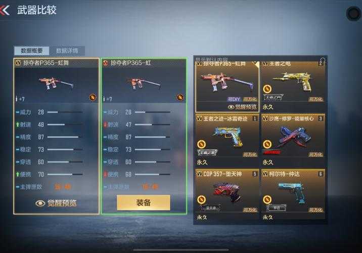 2025年 穿越火线 手游武器性能全解析 附最新对比数据