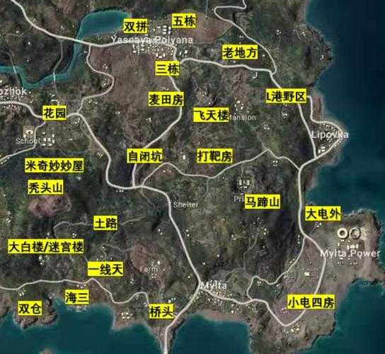 2025年 绝地求生 地图全解析 从艾伦格到训练场的真实尺寸