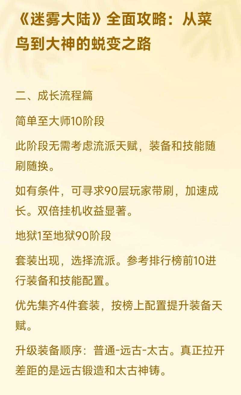 2025年 绿色征途 新手生存指南 从菜鸟到高手的7个关键步